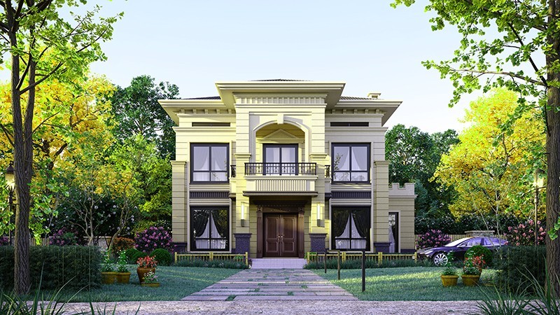 滁州中式合院住宅，开放庭院与邻里乡亲更亲近